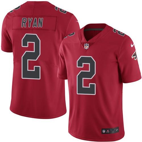 Nike Men & Women & Youth Falcons 2 Matt Ryan Red Color Rush Limited Jersey,We sell and wholesale Nike Men & Women & Youth Falcons 2 Matt Ryan Red Color Rush Limited Jersey on line form chian!
